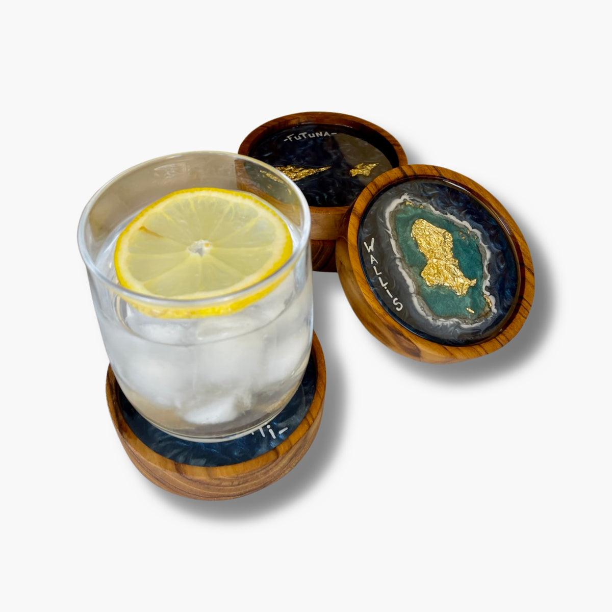 Sous-verre 4 îles