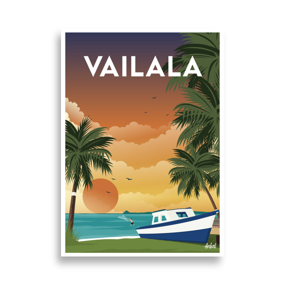 Poster vintage VAILALA