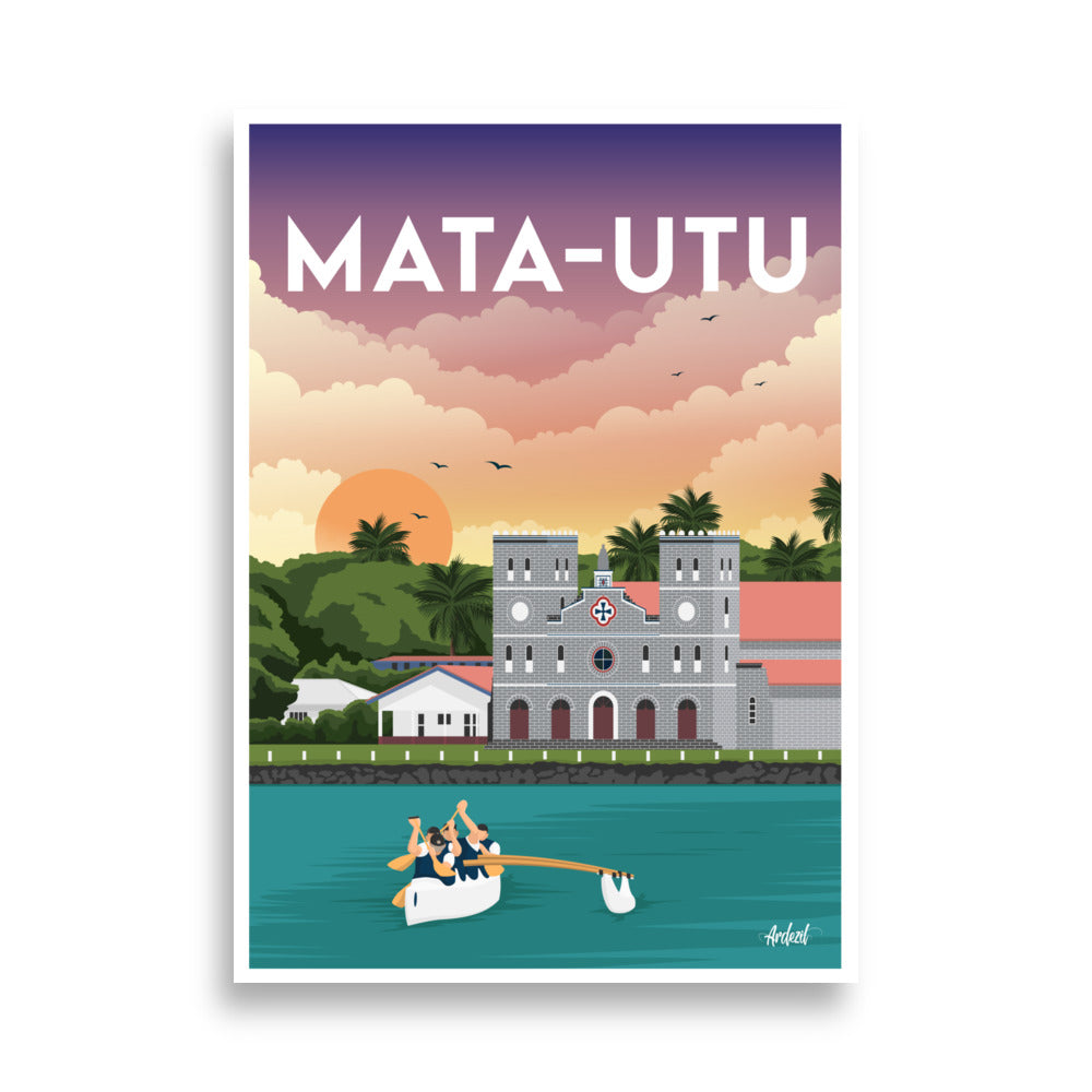 Poster vintage MATA-UTU