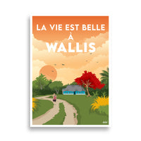 Poster vintage La vie est Belle