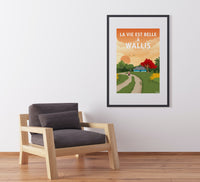 Poster vintage La vie est Belle
