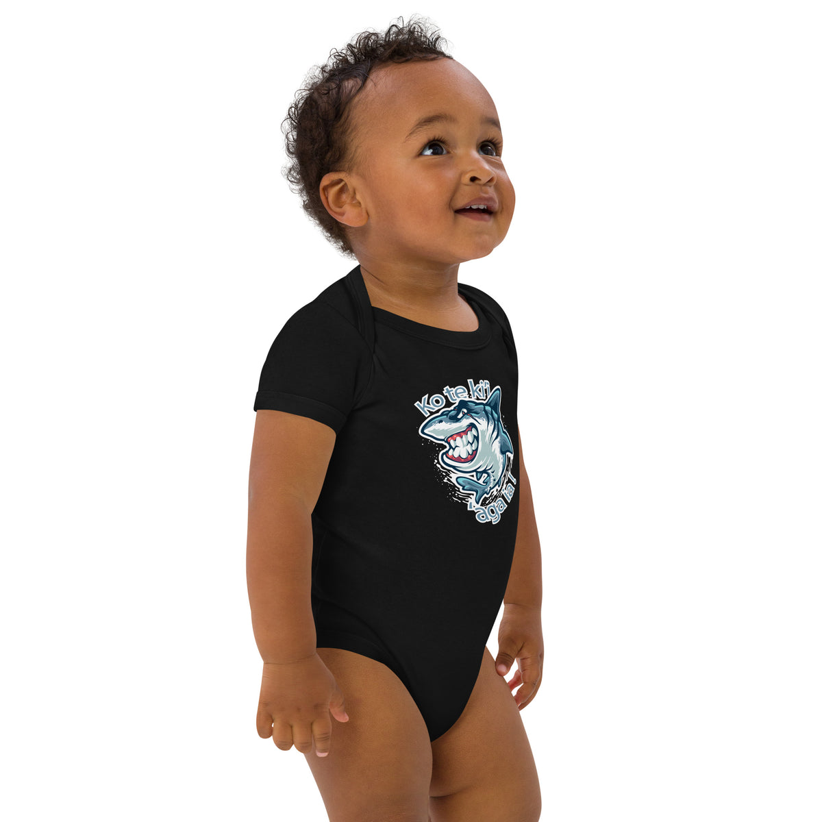 Body en coton bio bébé " Te ki'i 'aga"