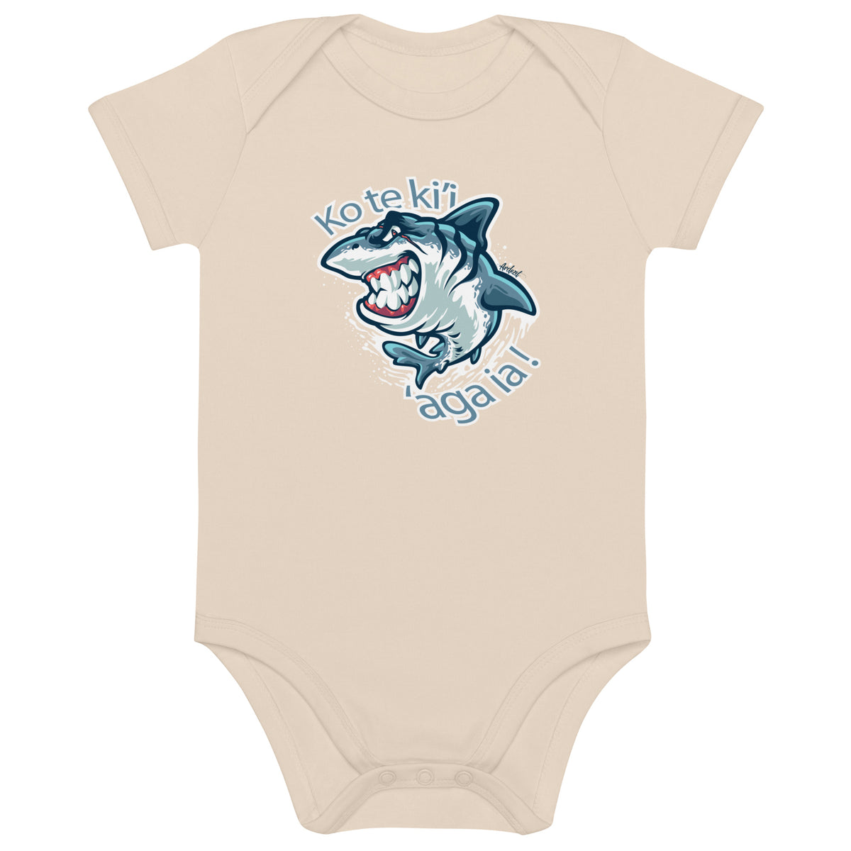 Body en coton bio bébé " Te ki'i 'aga"