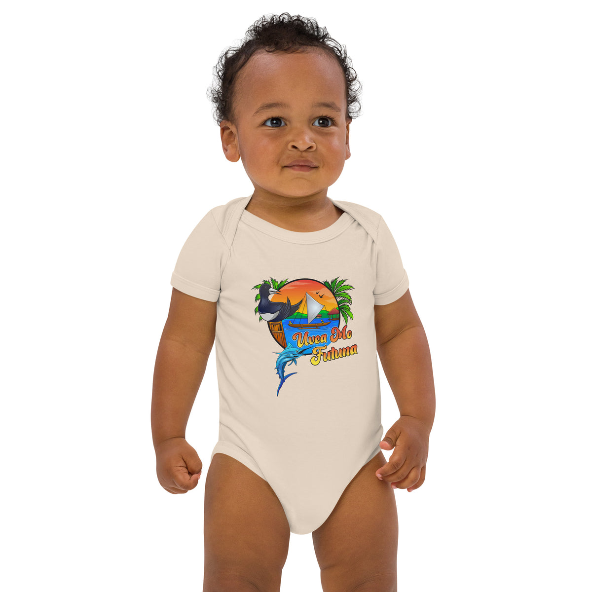 Body en coton bio bébé Uvea mo Futuna