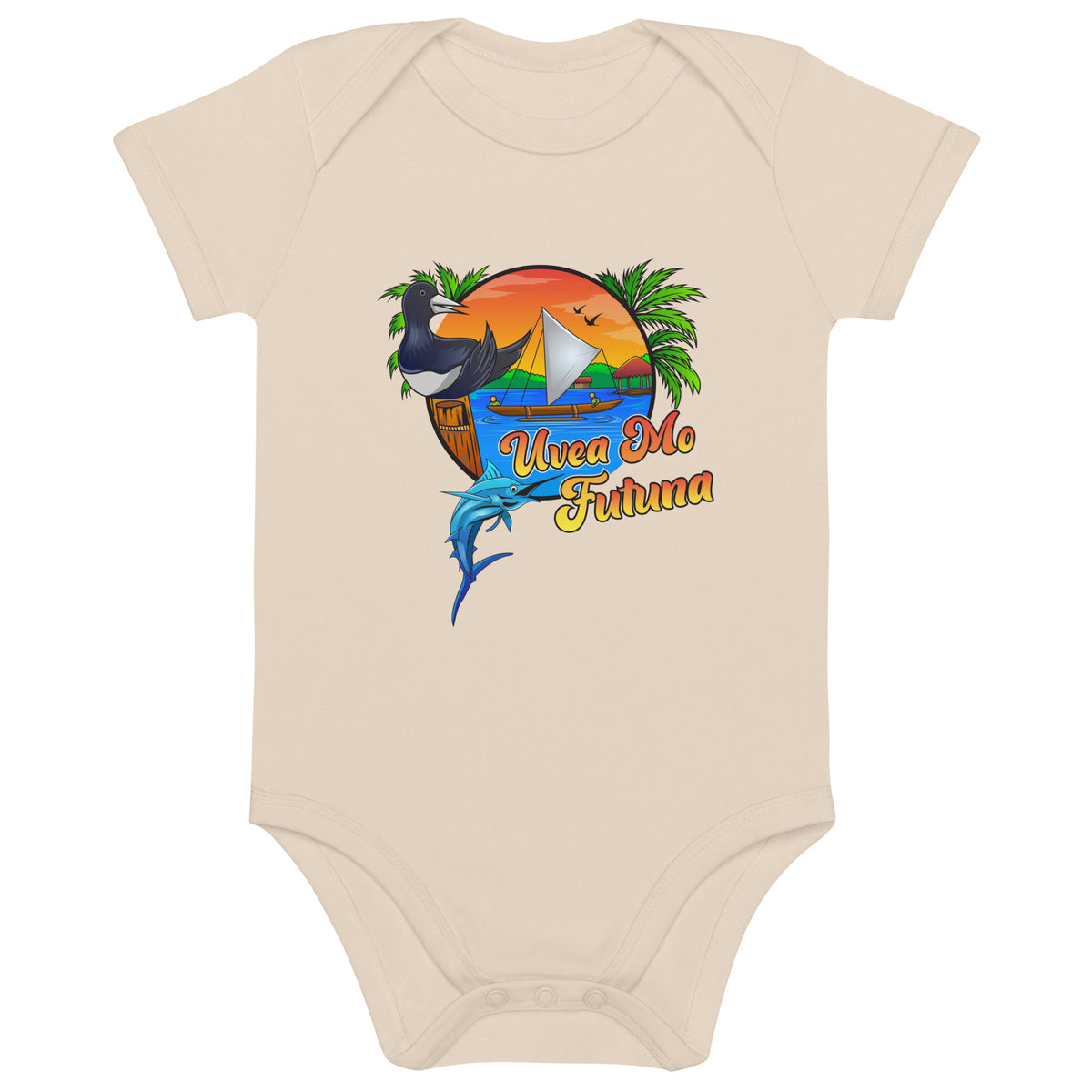 Body en coton bio bébé Uvea mo Futuna
