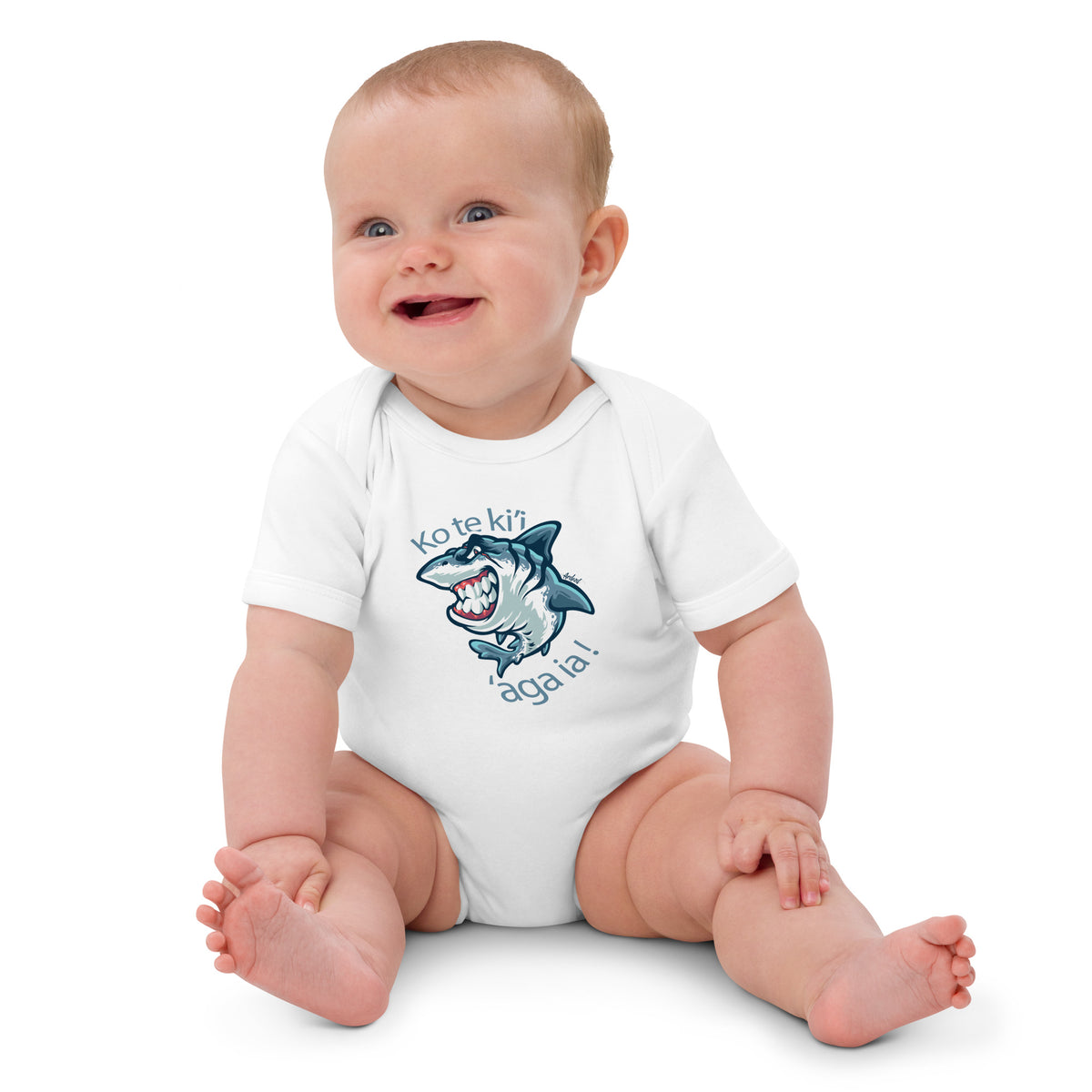 Body en coton bio bébé " Te ki'i 'aga"