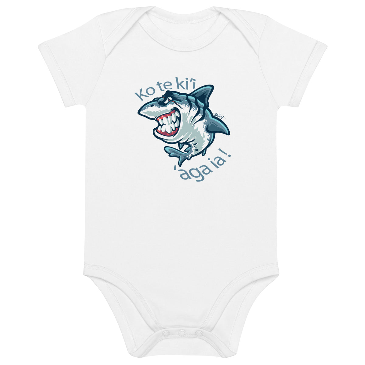 Body en coton bio bébé " Te ki'i 'aga"