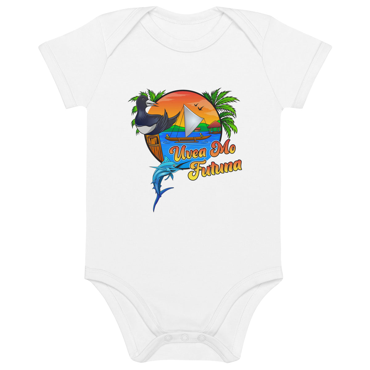 Body en coton bio bébé Uvea mo Futuna