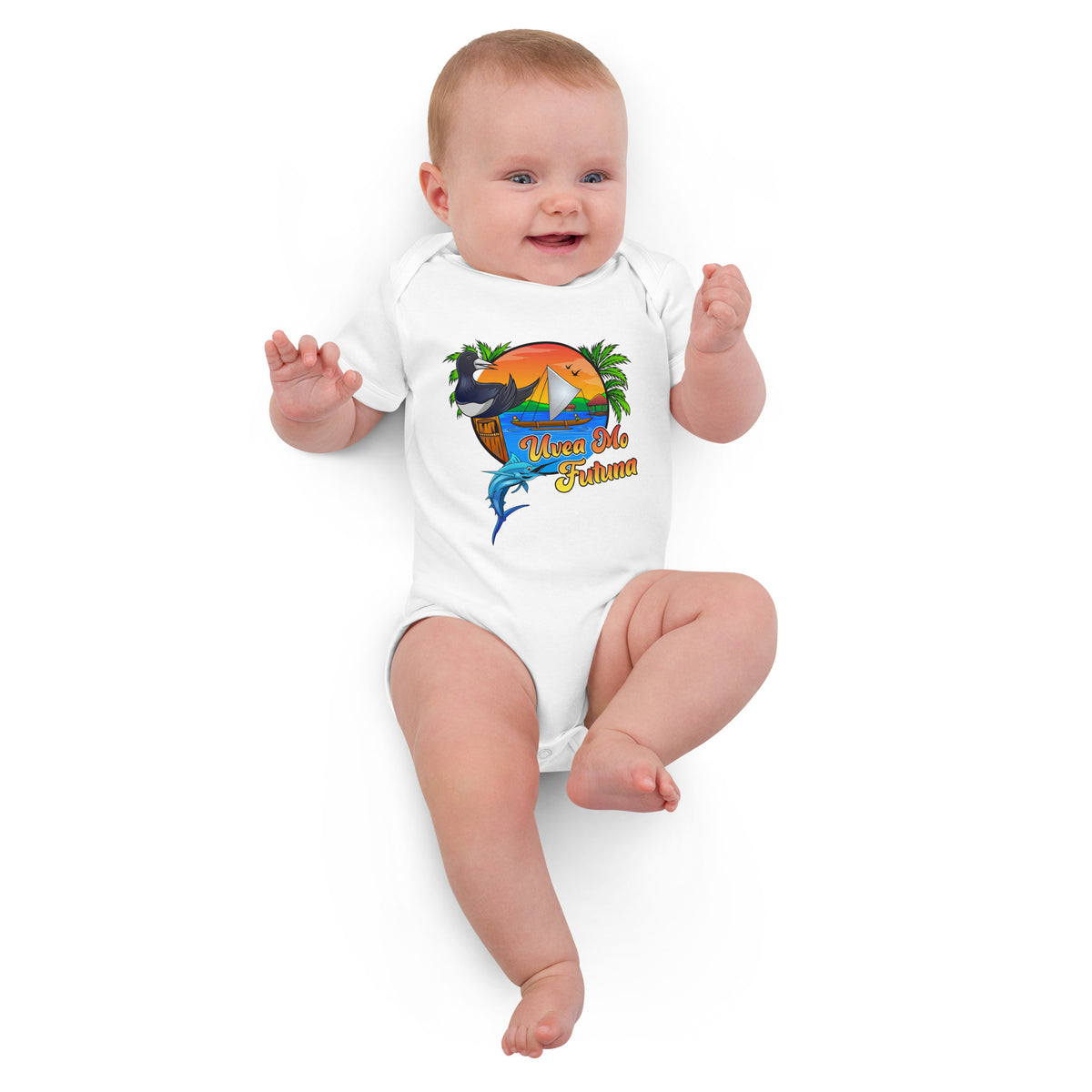 Body en coton bio bébé Uvea mo Futuna