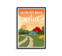 Poster vintage La vie est Belle
