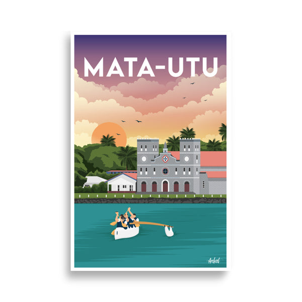 Poster vintage MATA-UTU